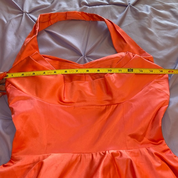 Trashy diva coral orange dress - Picture 7 of 10